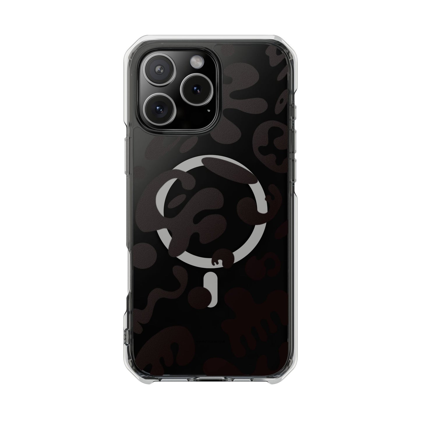 Pure Imagination Clear MagSafe Impact Case - Smoke Signal Black