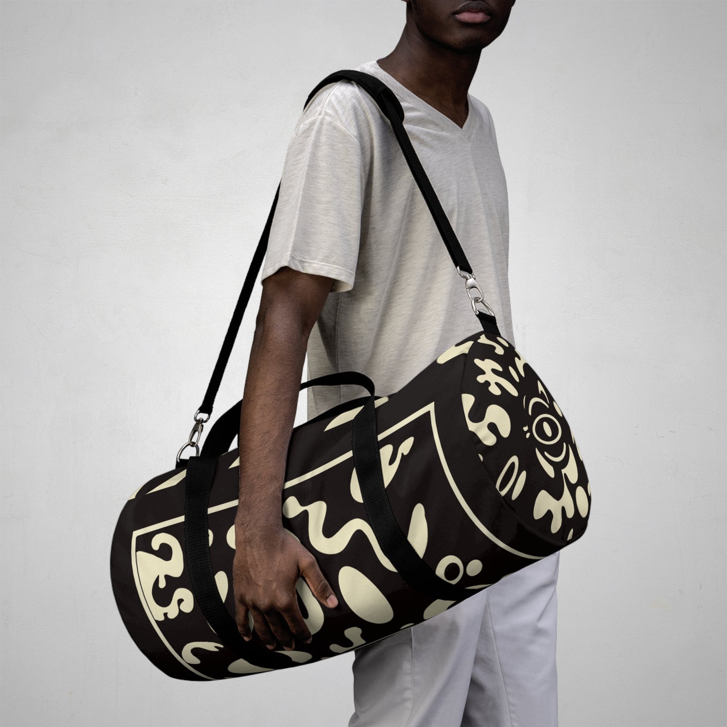 Deep Dream Duffel Bags - Smoke Signal