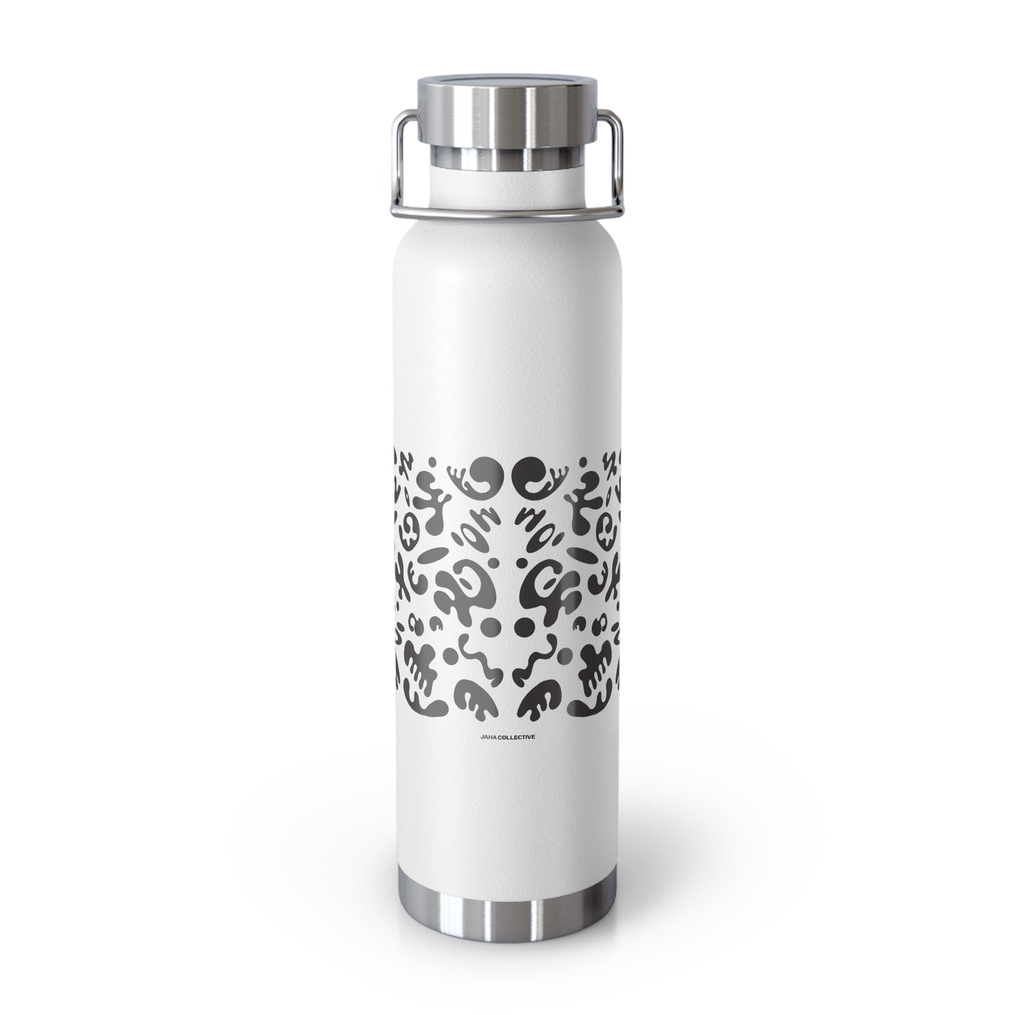 Mirror Work Copper Vacuum Insulated Water Bottle (22oz) - Smoke Signal Black