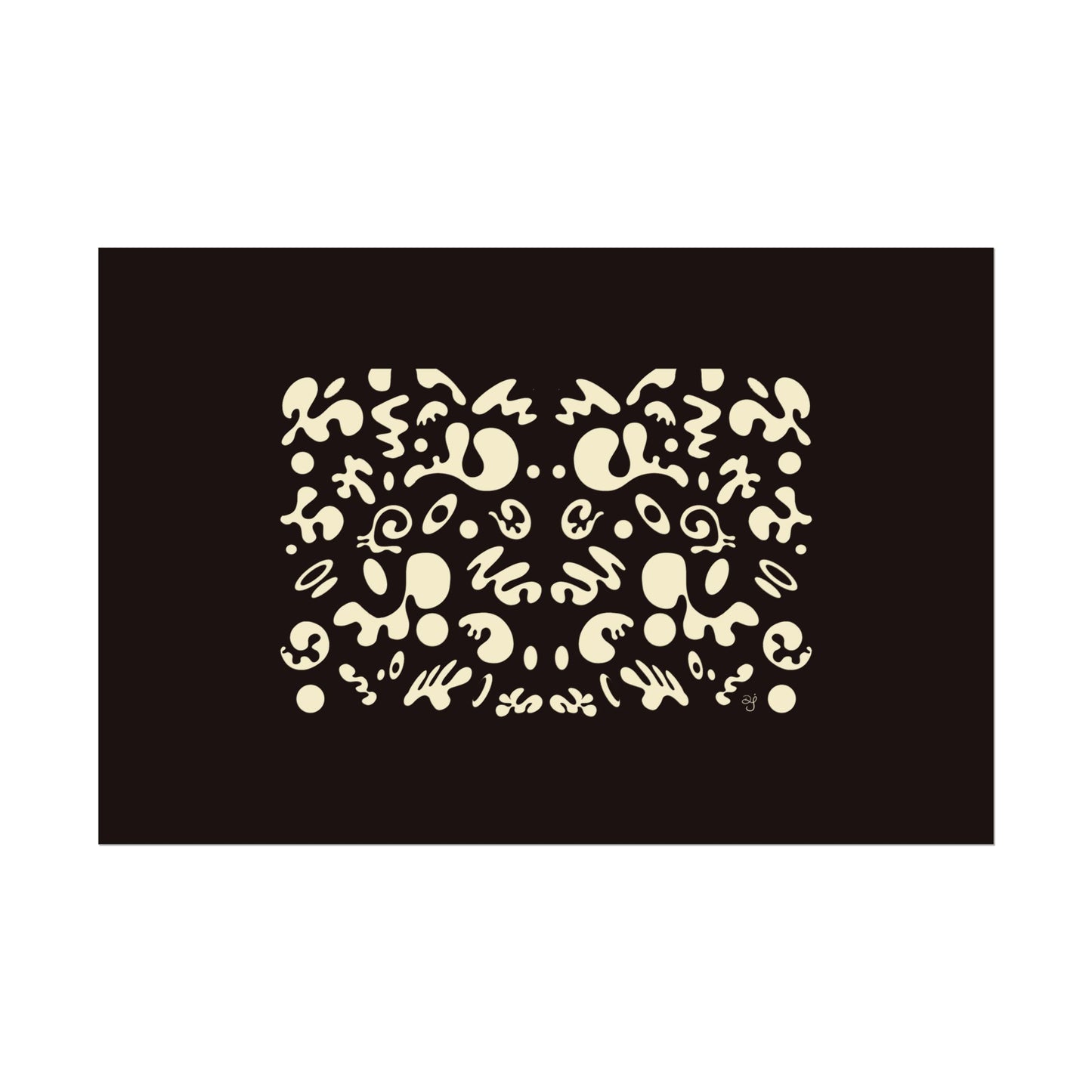 Mirror Work Rolled Poster (Landscape) - Smoke Signal