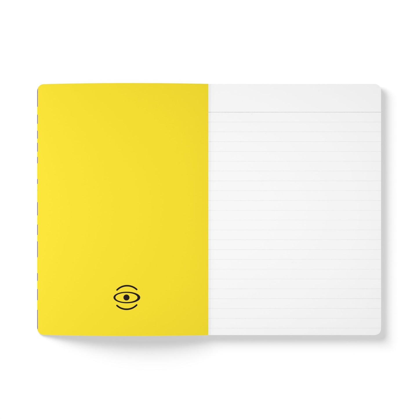 Pure Imagination Softcover Journal w Inside Prints + Tear-Off Pages (Ruled Line) - Sunspell Yellow