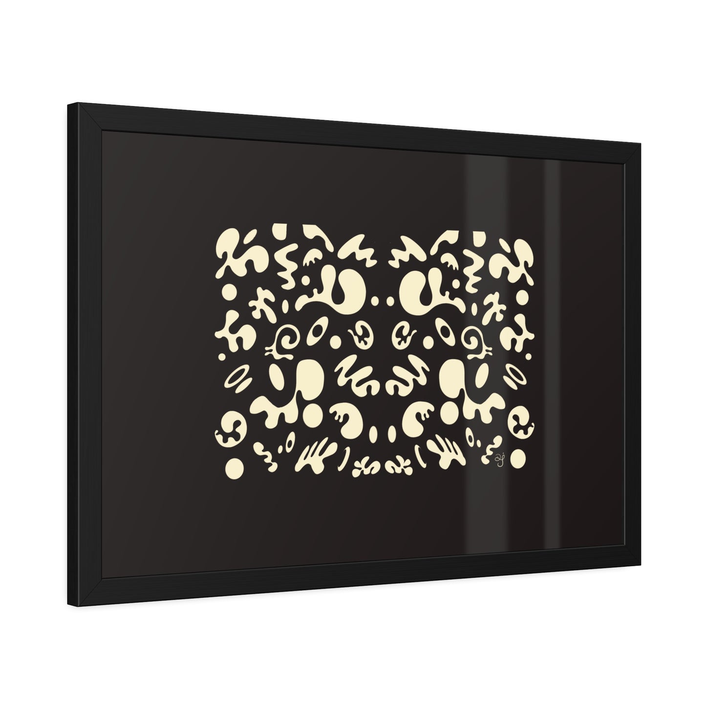Mirror Work Framed Rolled Poster - Smoke Signal