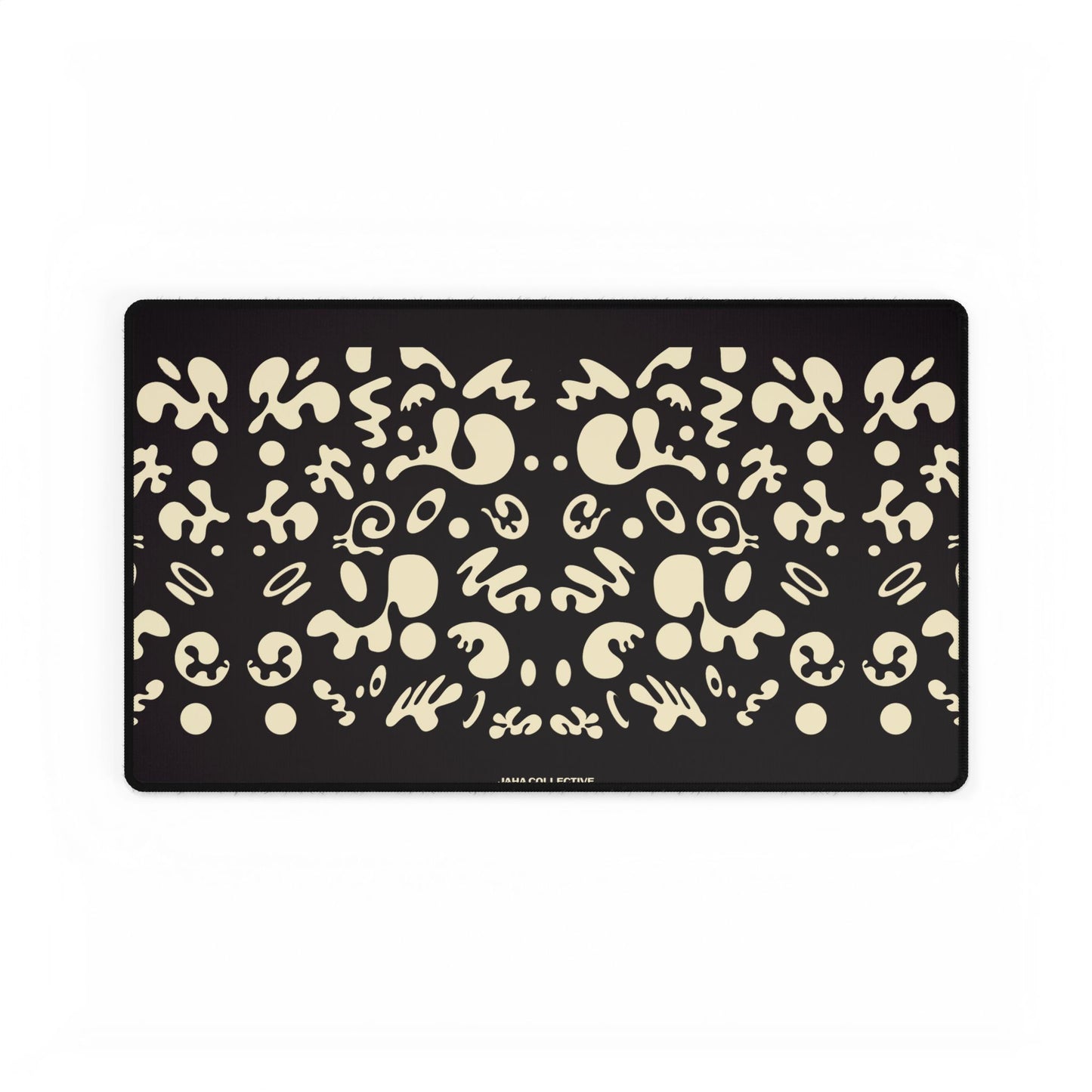 Mirror Work Desk Mats - Smoke Signal Black