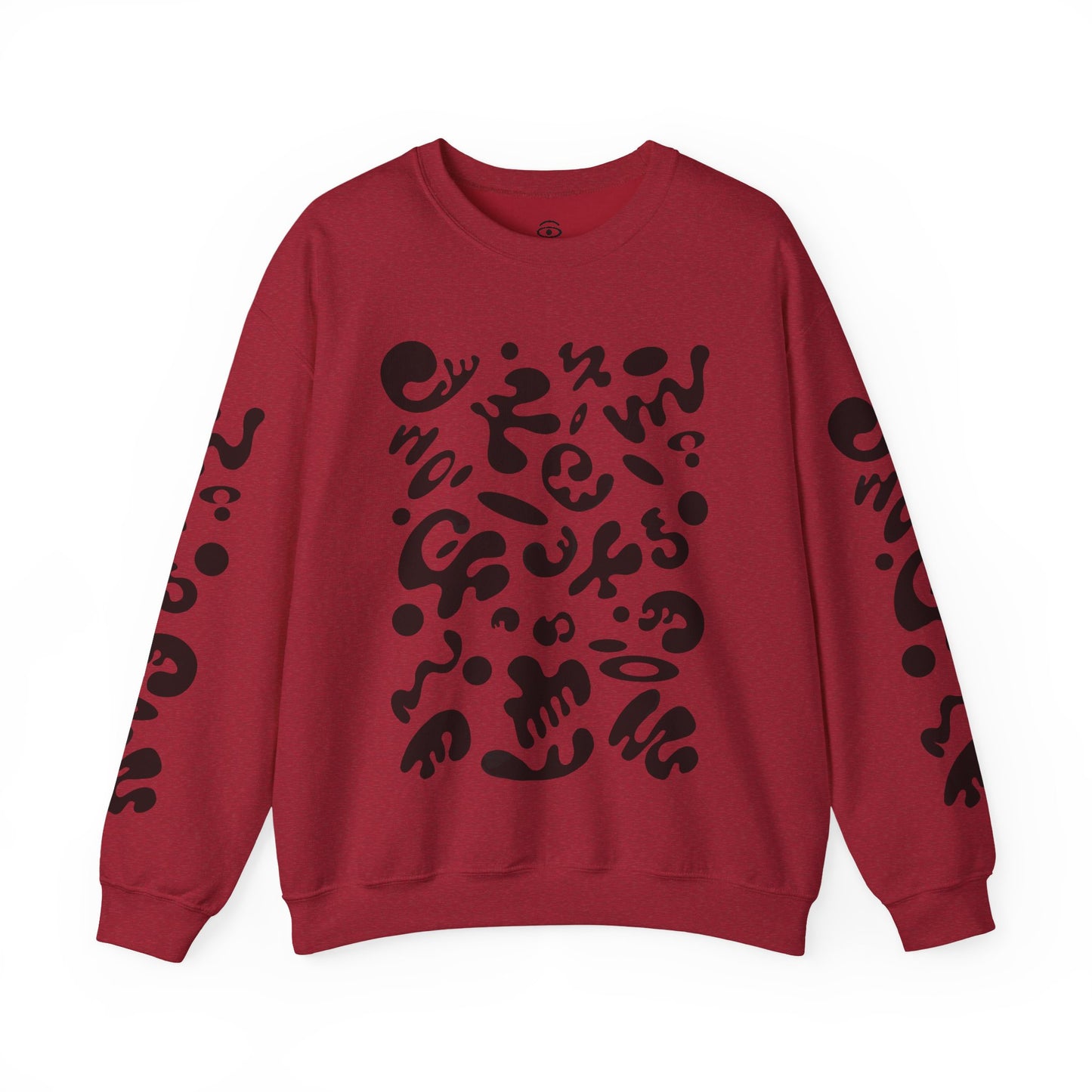 Pure Imagination Unisex Heavy Blend™ Crewneck Sweatshirt- Smoke Signal Black Print