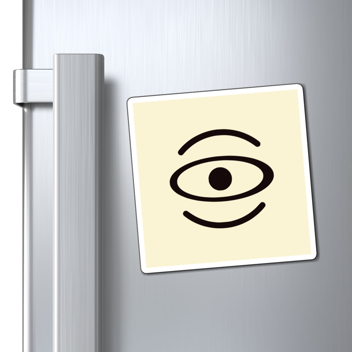Jaha Logo Square Magnet - Blank Page White