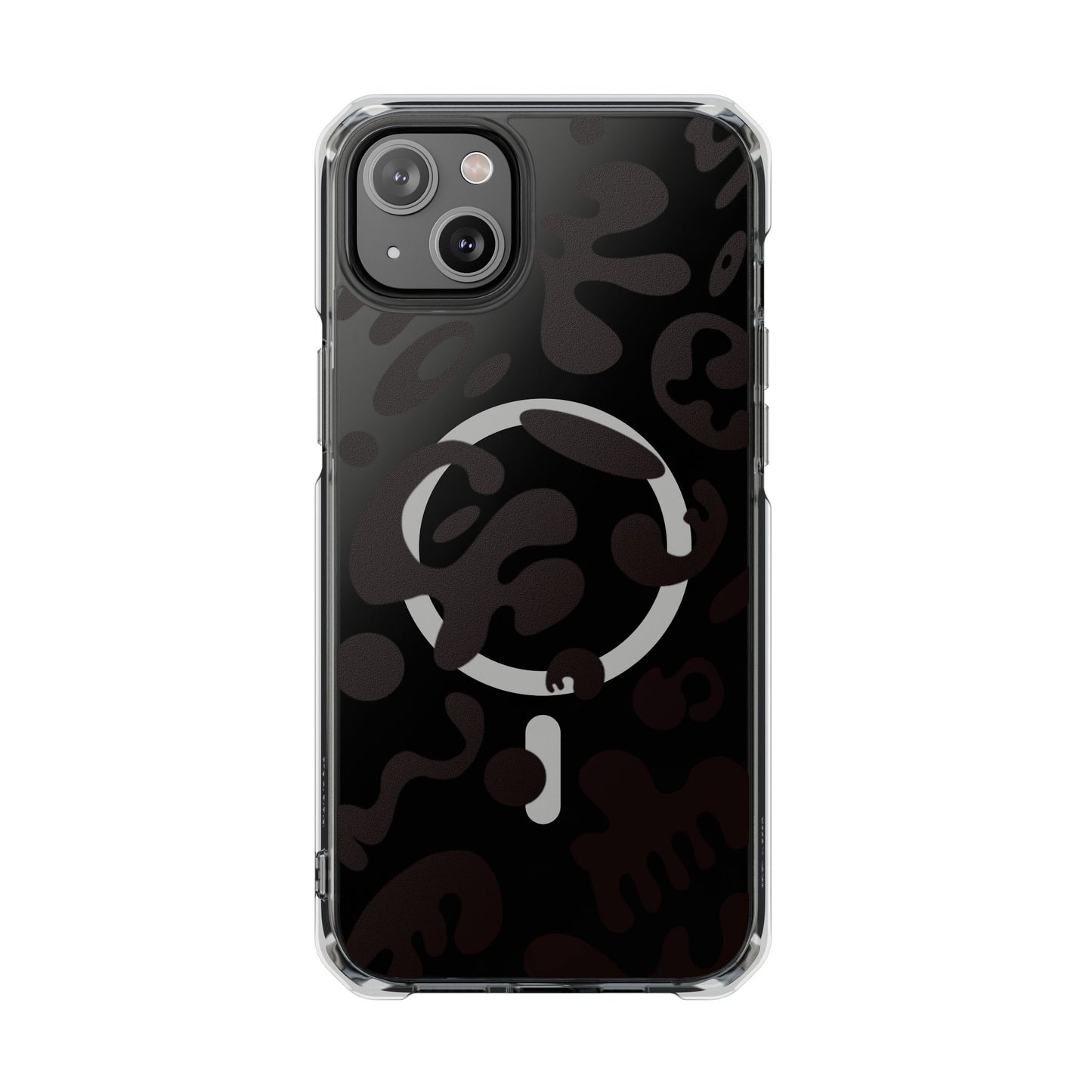 Pure Imagination Clear MagSafe Impact Case - Smoke Signal Black