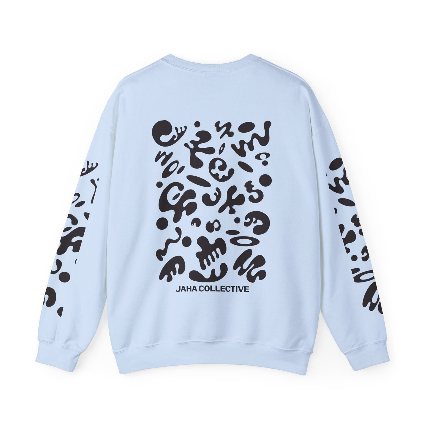 Pure Imagination Unisex Heavy Blend™ Crewneck Sweatshirt- Smoke Signal Black Print