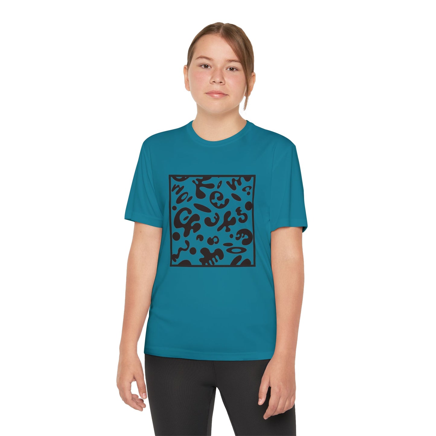 Adorn'd Youth Competitor Graphic Tee - Smoke Signal Black