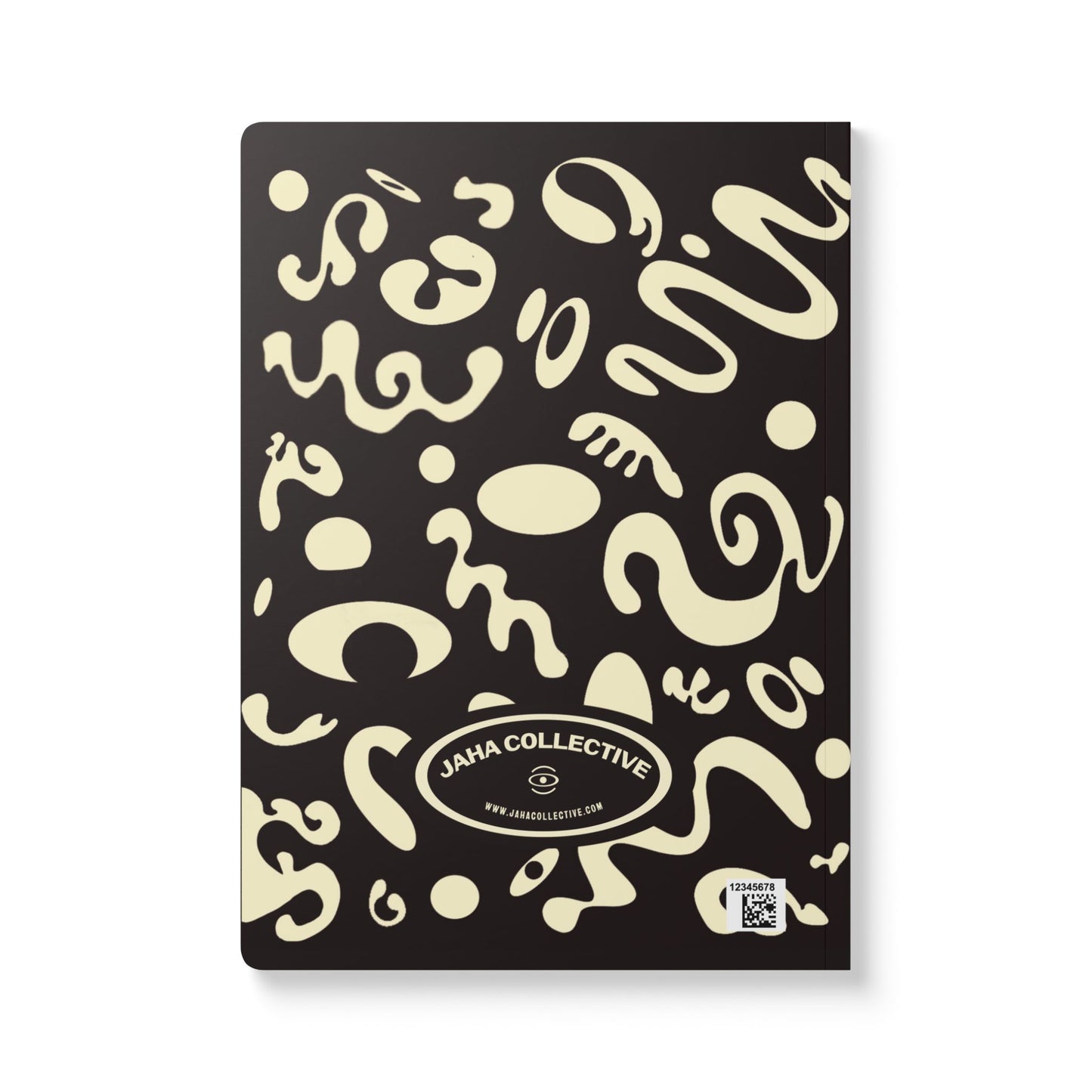 Pure Imagination Softcover Journal w Inside Prints + Tear-Off Pages (Ruled Line) - Smoke Signal Black