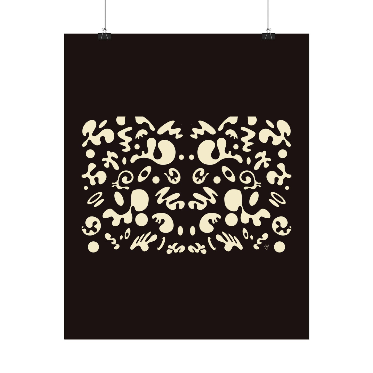 Mirror Work Rolled Poster (Portrait) - Smoke Signal