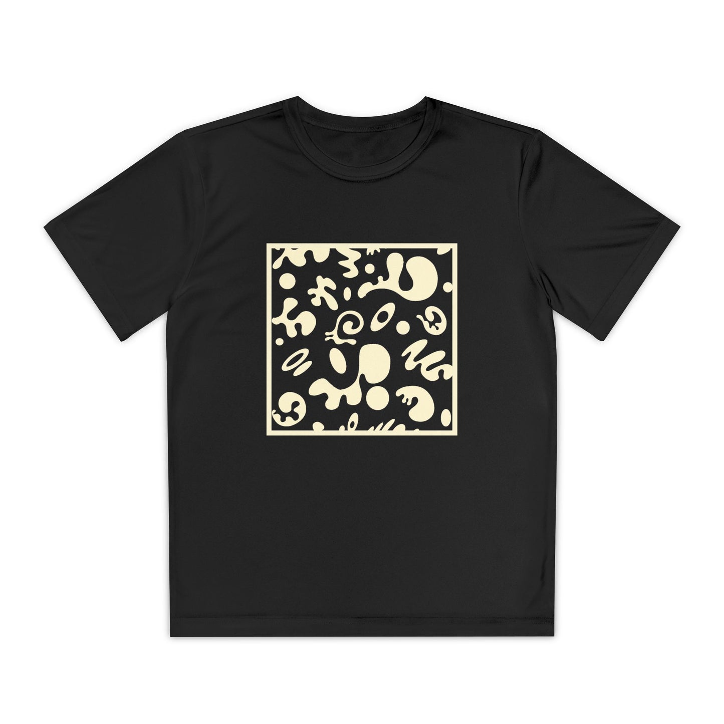 Adorn'd Youth Competitor Graphic Tee - Blank Page White