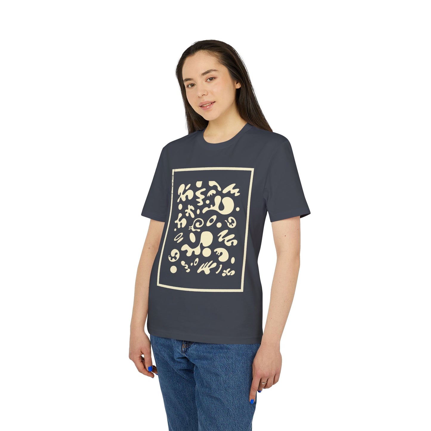 Deep Dream Unisex T-shirt - Blank Page White