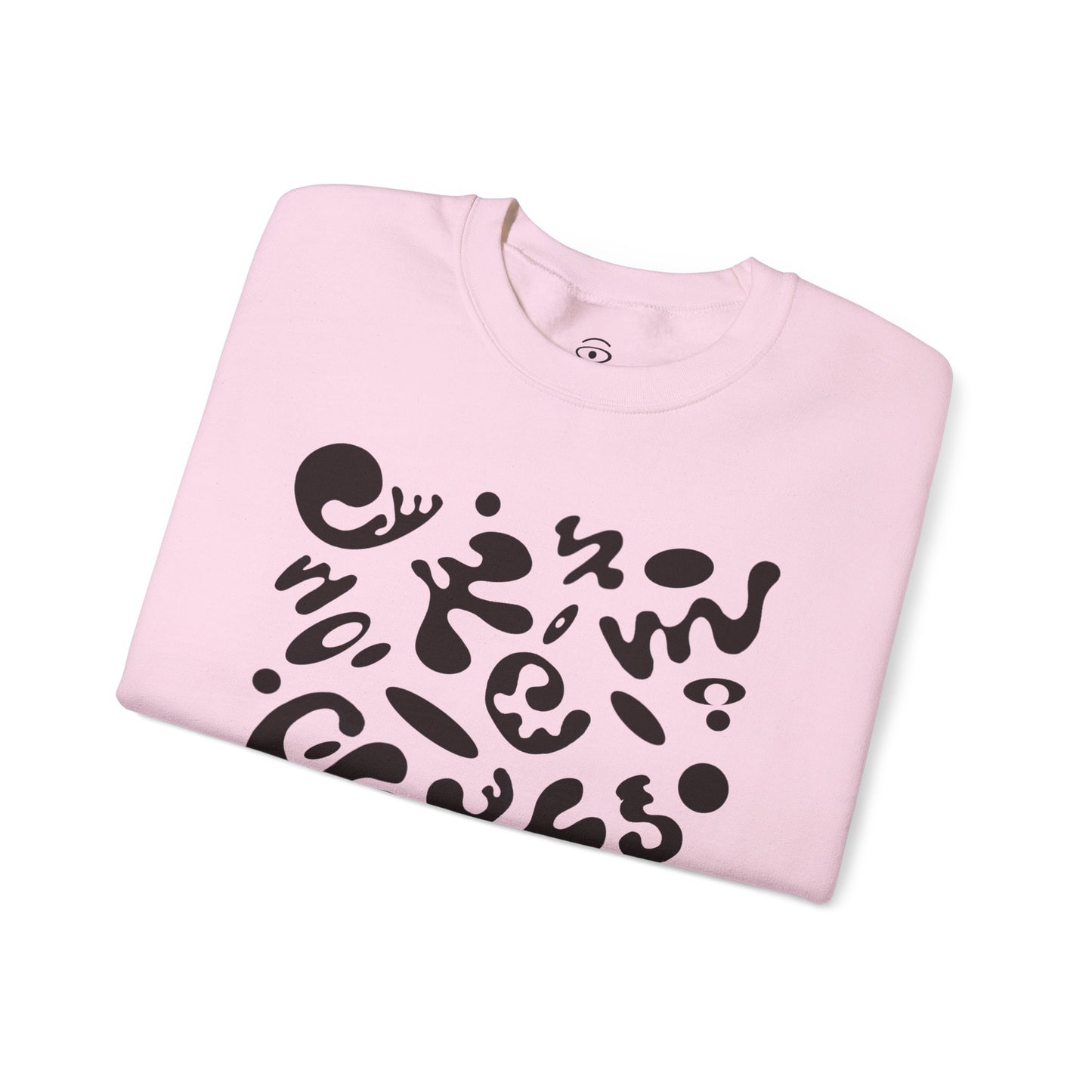 Pure Imagination Unisex Heavy Blend™ Crewneck Sweatshirt- Smoke Signal Black Print