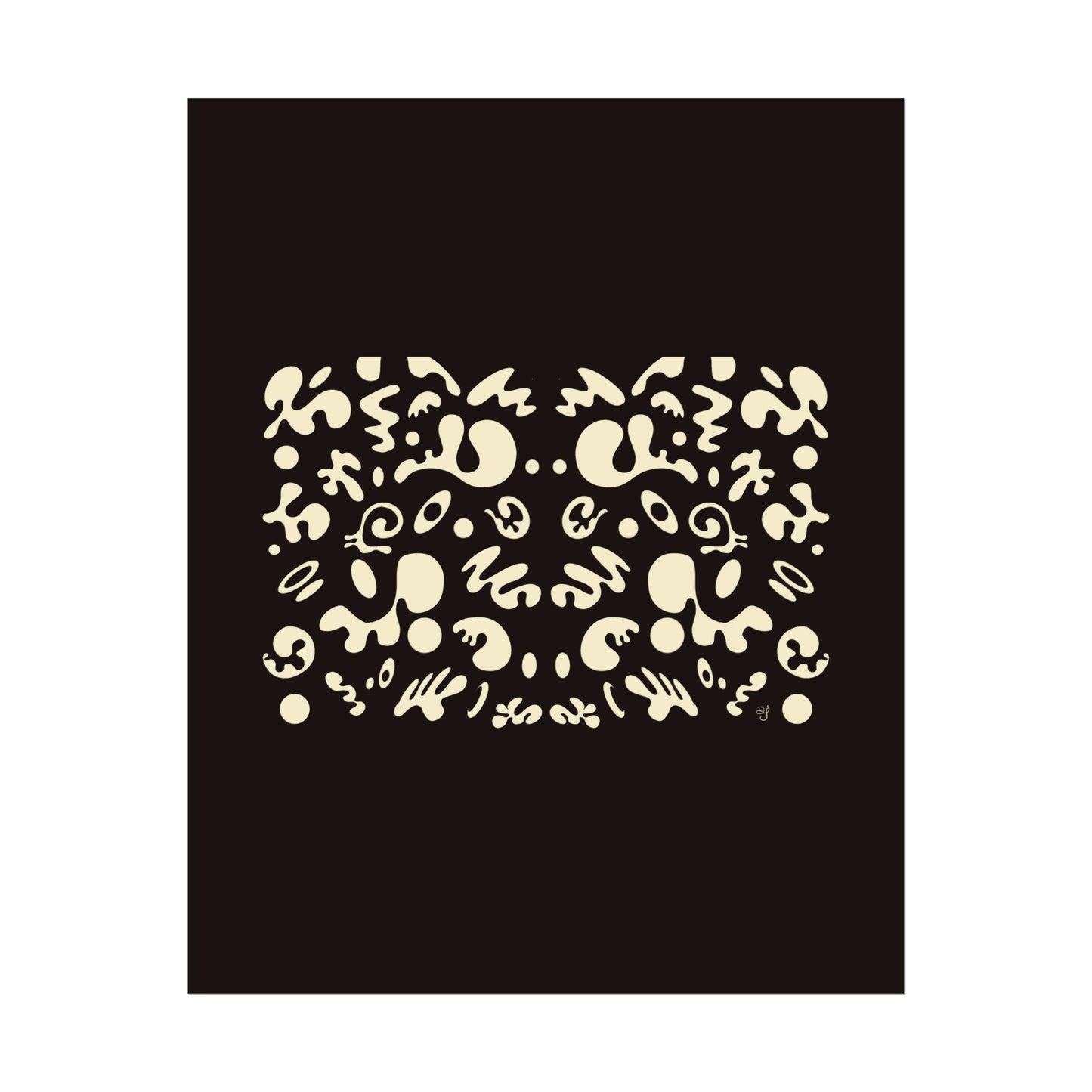 Mirror Work Rolled Poster (Portrait) - Smoke Signal