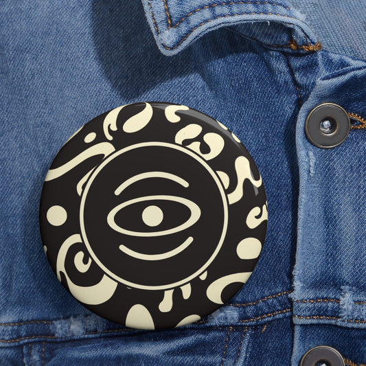 Adorn'd Color Logo Pin Button - Smoke Signal