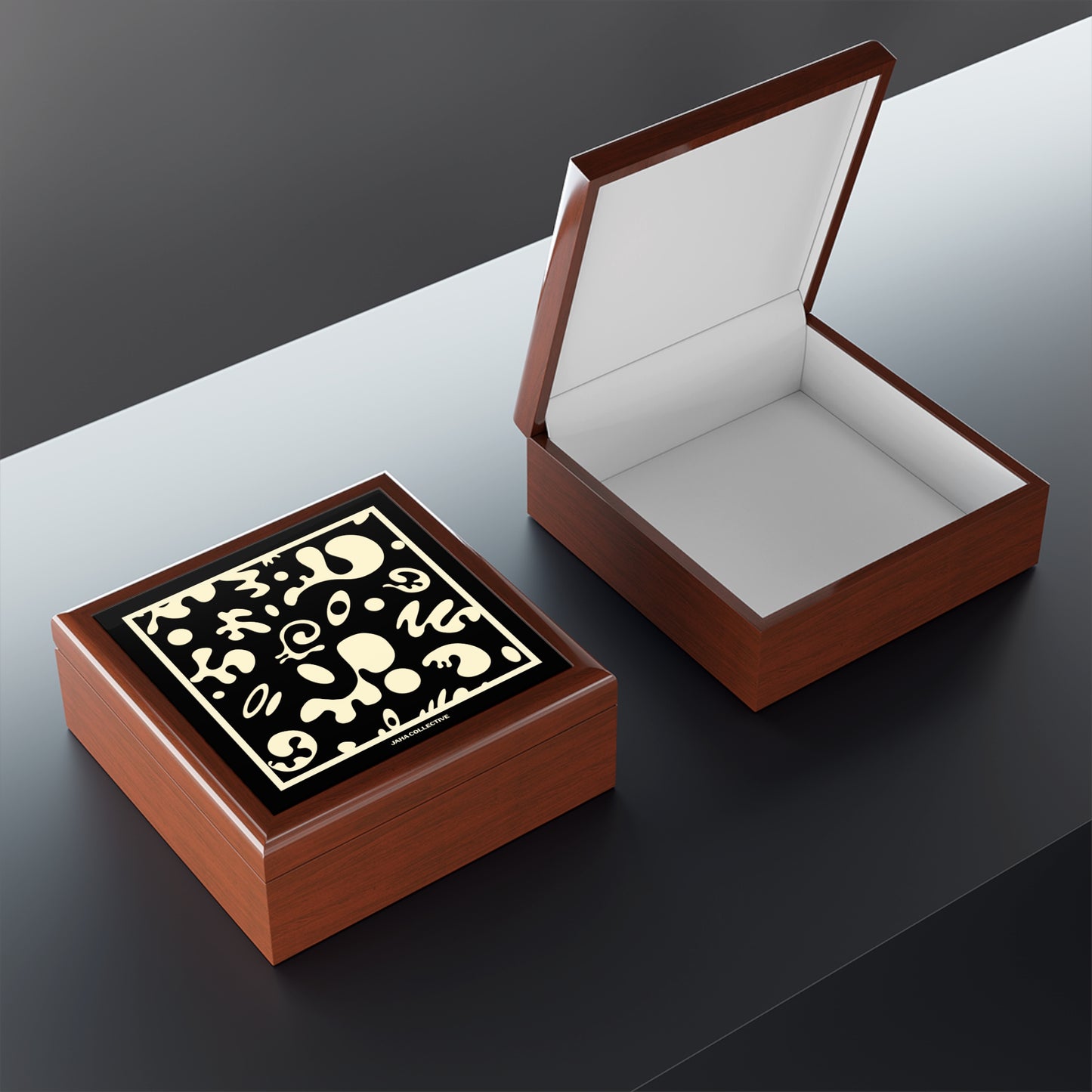 Adorn'd Jewelry Box with Artistic Design,