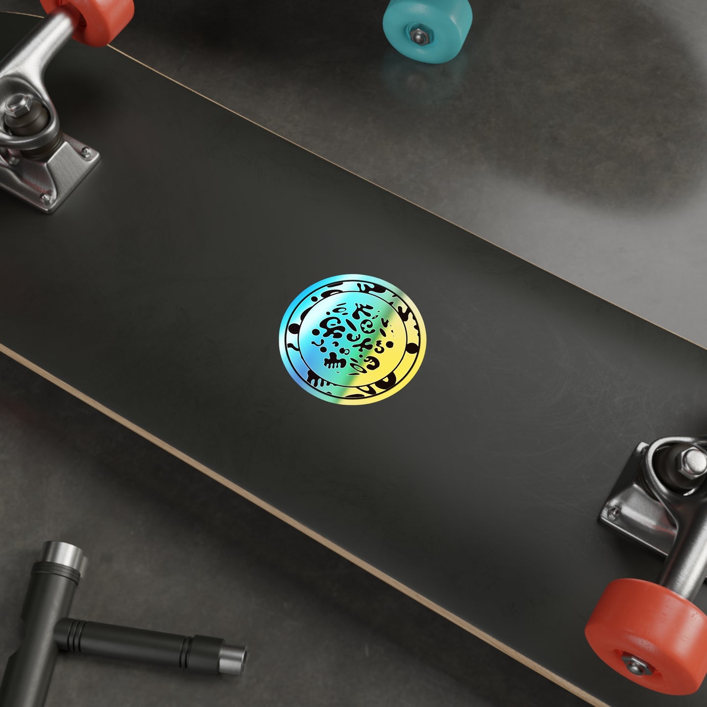 Adorn'd Holographic Die Cut Stickers - Blank Page Holo