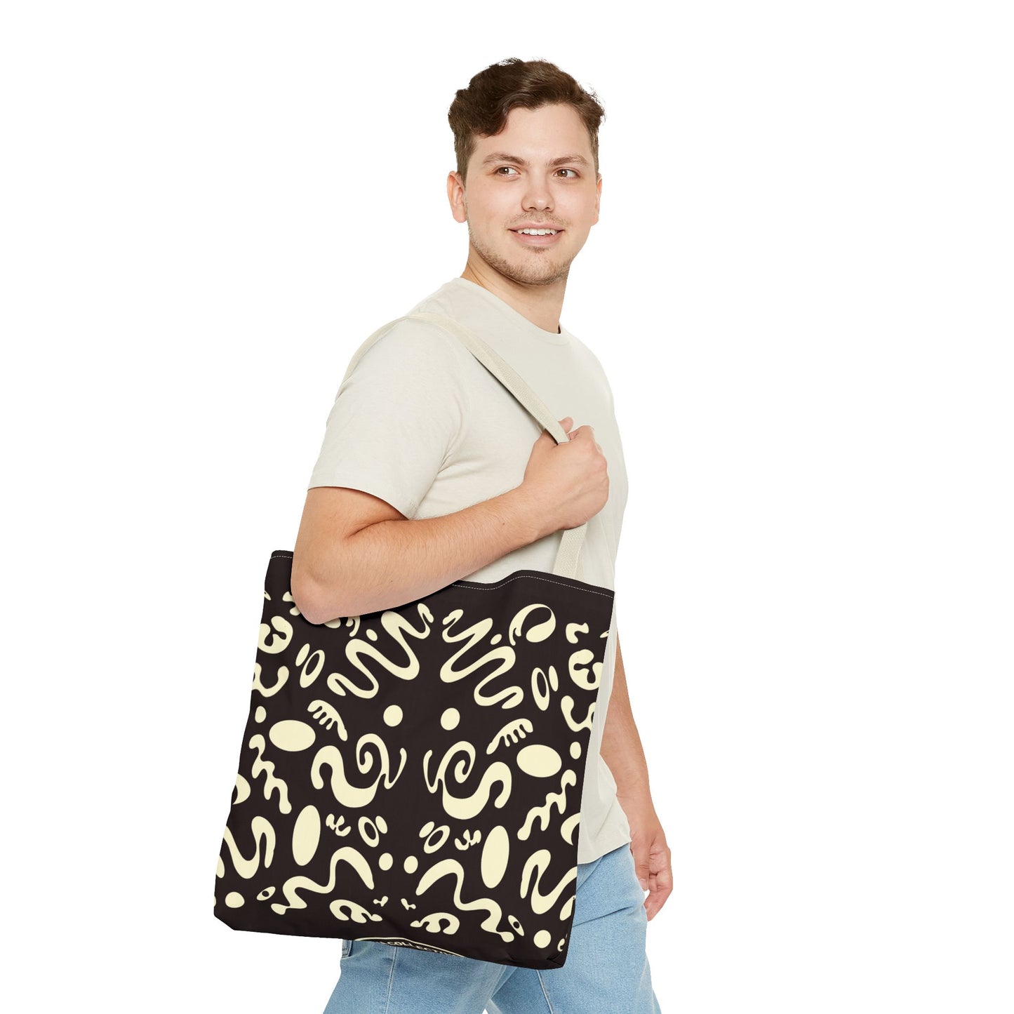 Mirror Work Colorful Tote Bag - Smoke Signal