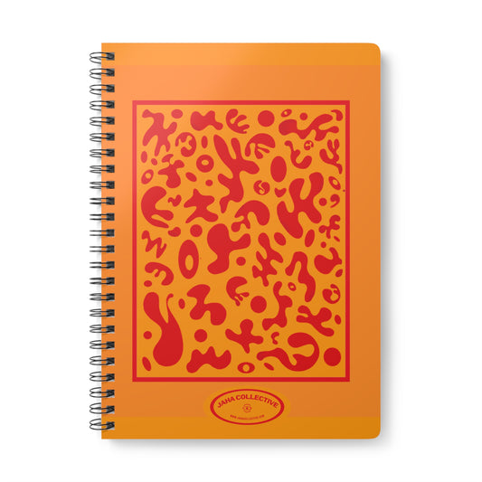 Deep Dream Softcover A5 Spiral Notebook (Ruled Line) - Heat Theory