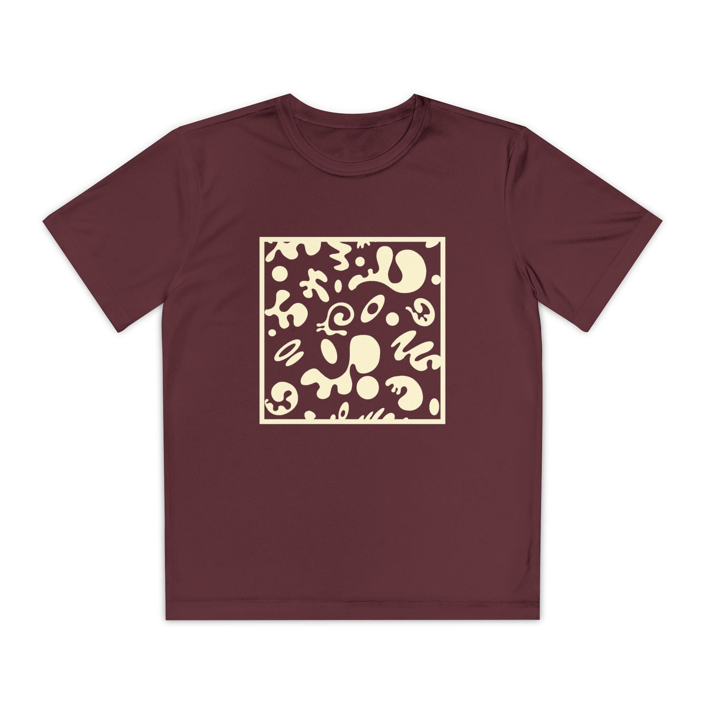 Adorn'd Youth Competitor Graphic Tee - Blank Page White