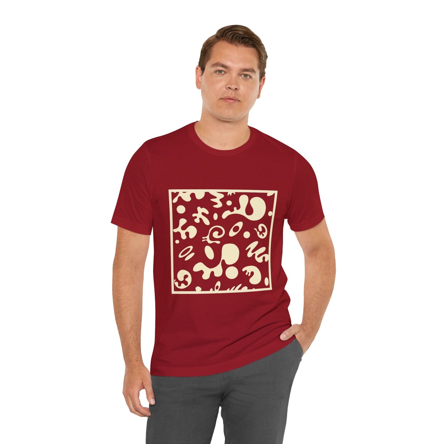 Adorn'd Unisex Jersey Short Sleeve Tee - Blank Page White Print