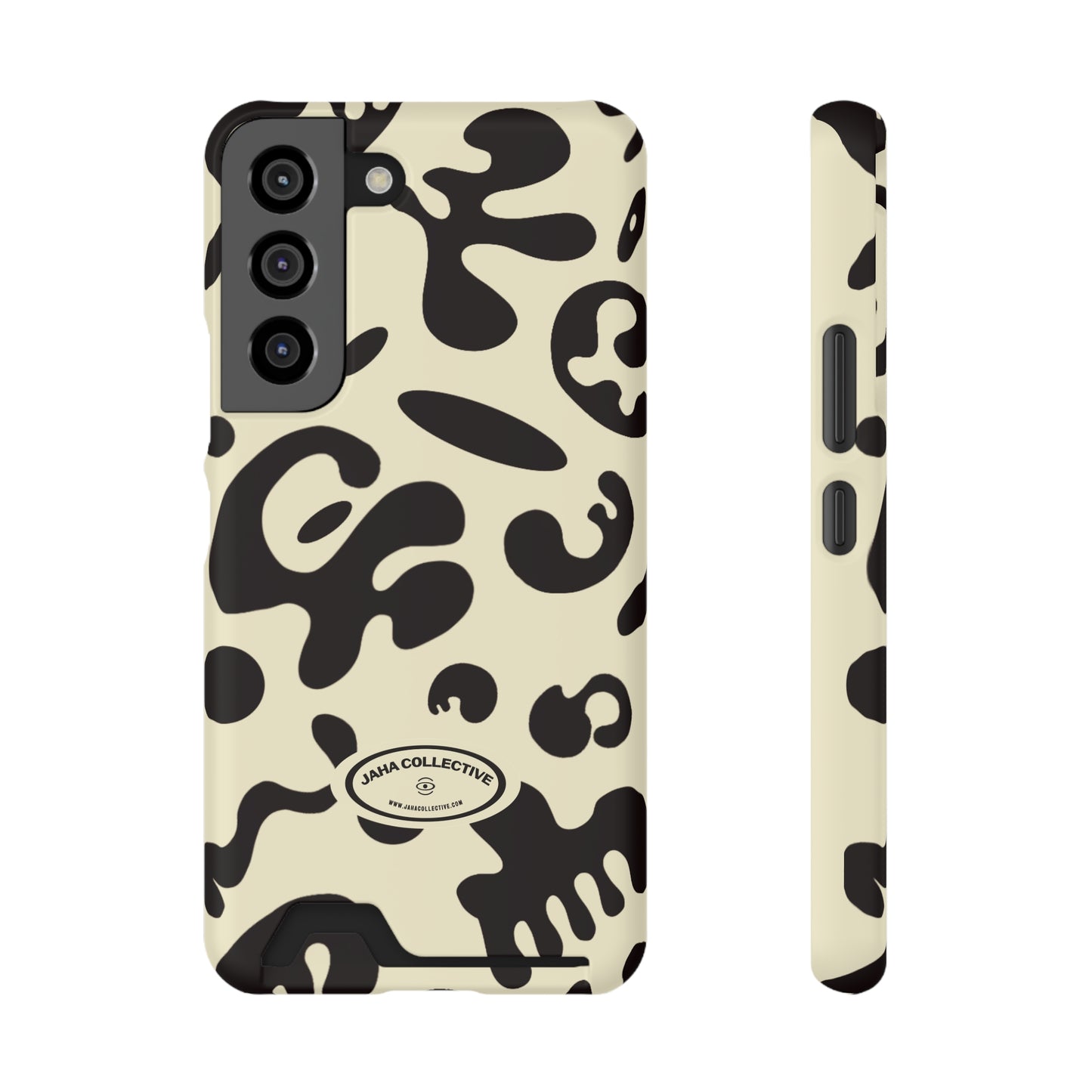 Pure Imagination Phone Case w Card Holder - Blank Page White