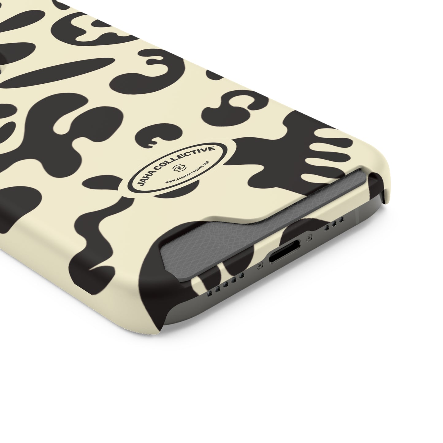 Pure Imagination Phone Case w Card Holder - Blank Page White