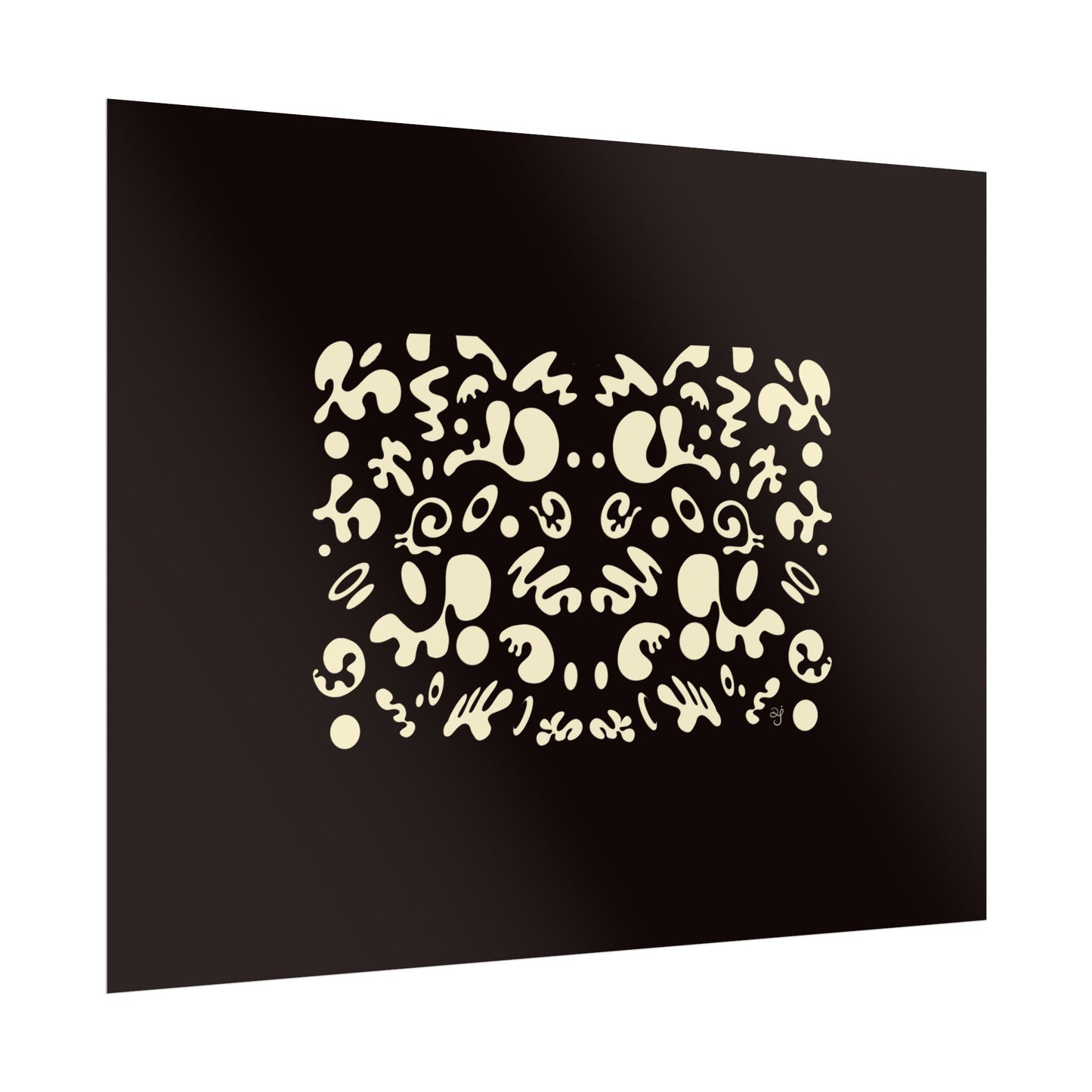 Mirror Work Rolled Poster (Landscape) - Smoke Signal