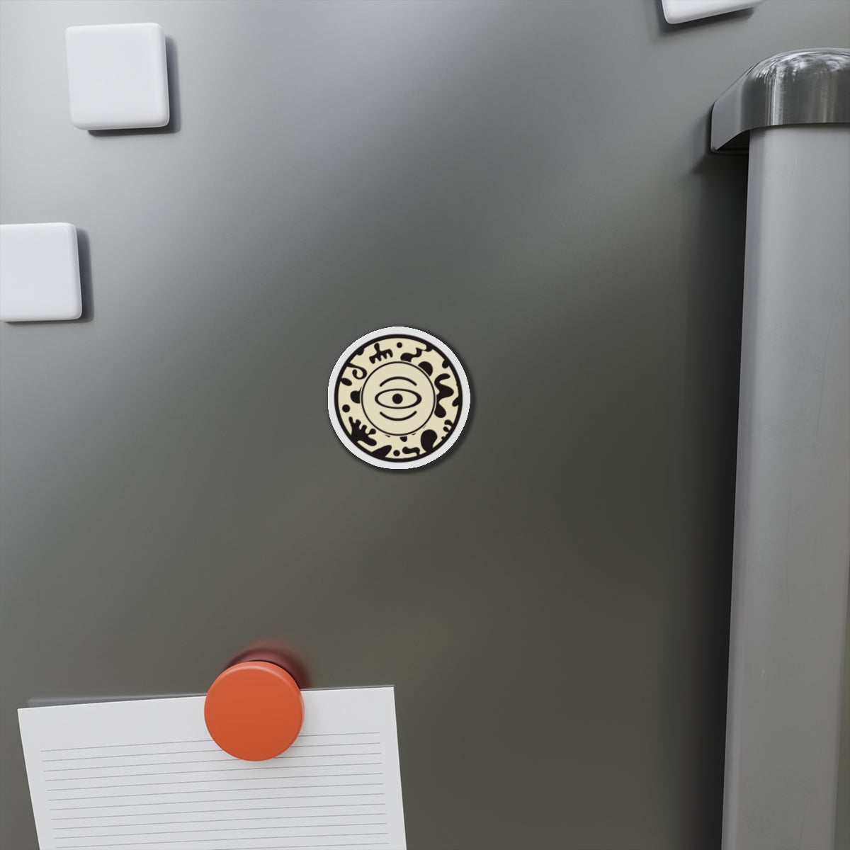 Adorn'd Color Logo Die Cut Magnet - Blank Page