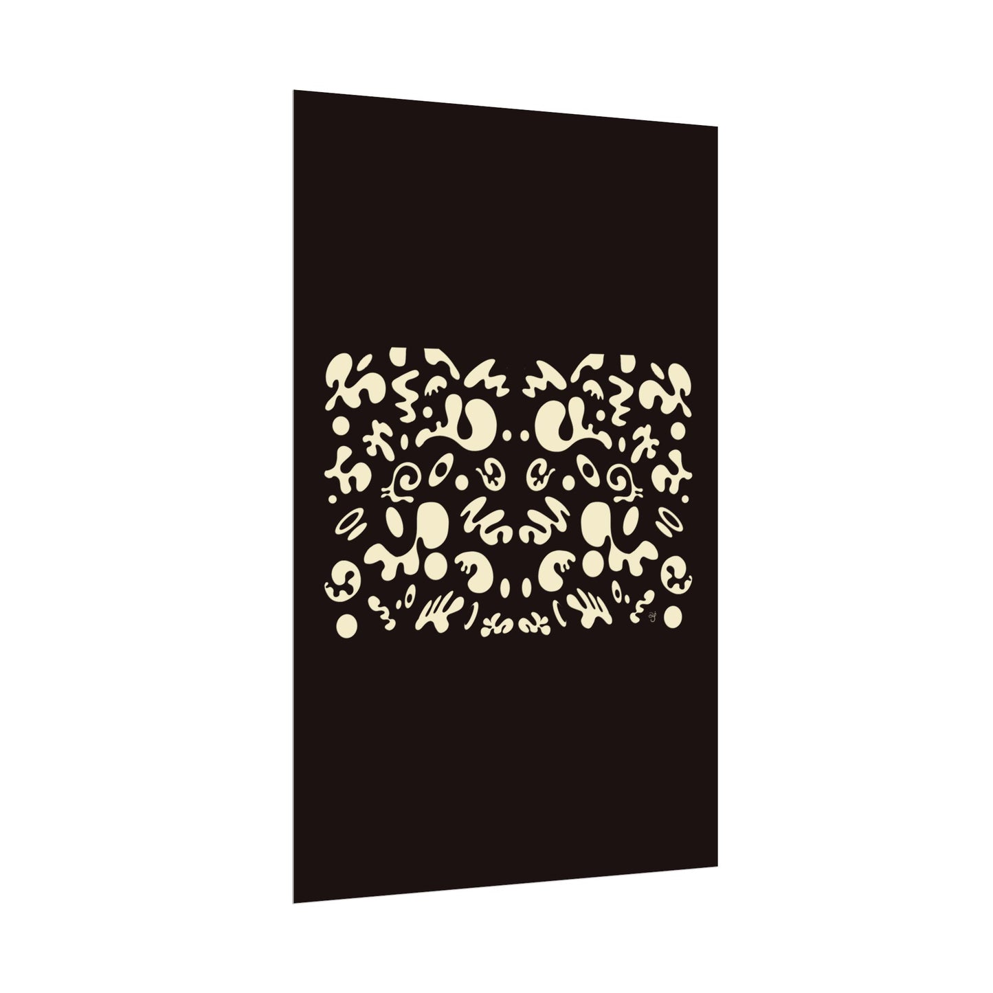 Mirror Work Rolled Poster (Portrait) - Smoke Signal