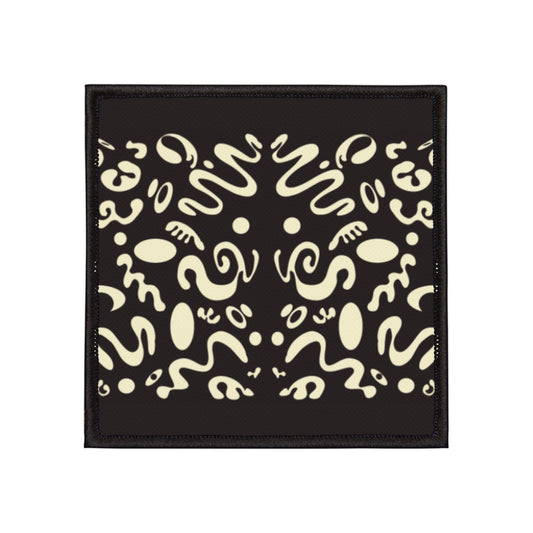 Mirror Work Color Vibrant Iron-On Patches - Smoke Signal