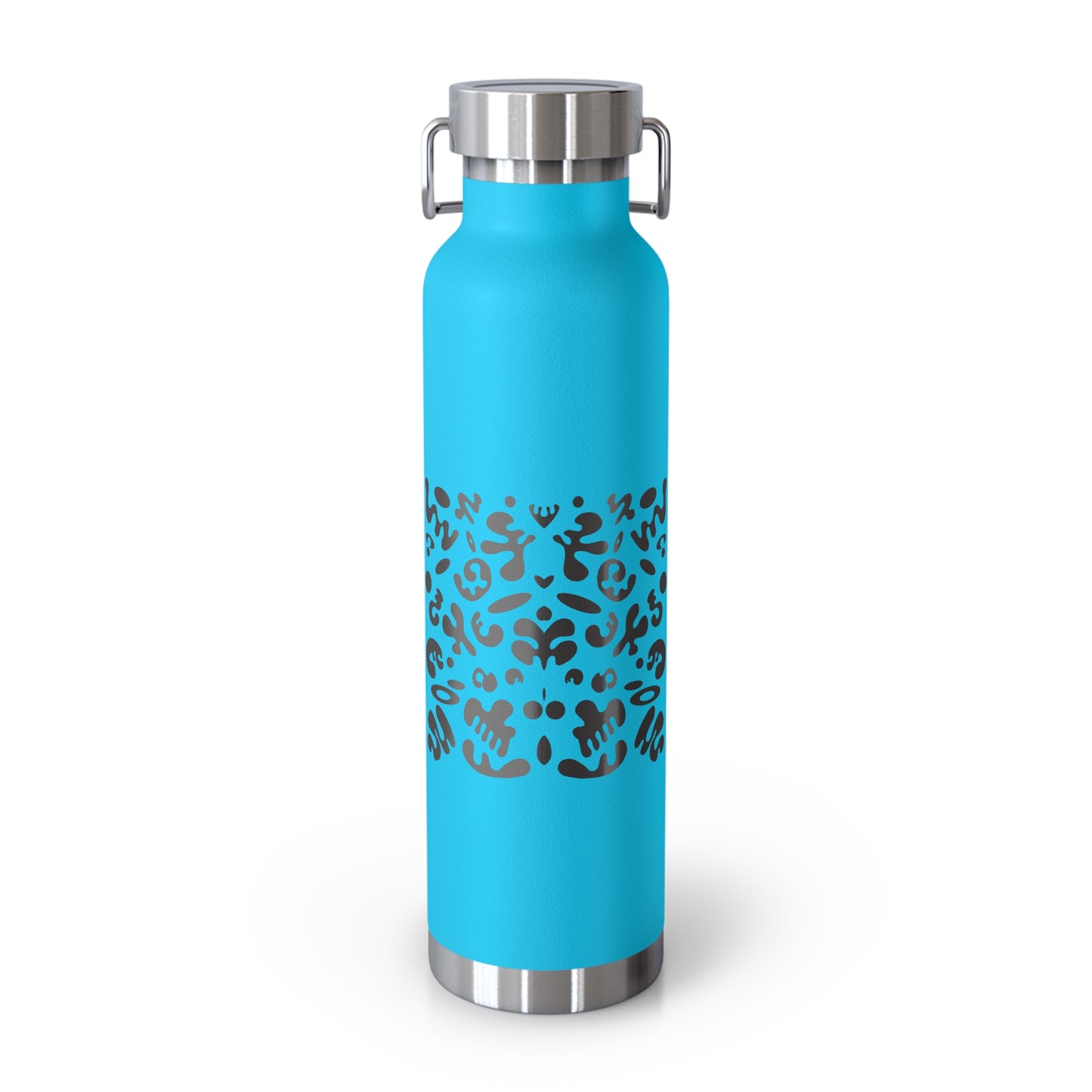 Mirror Work Copper Vacuum Insulated Water Bottle (22oz) - Smoke Signal Black