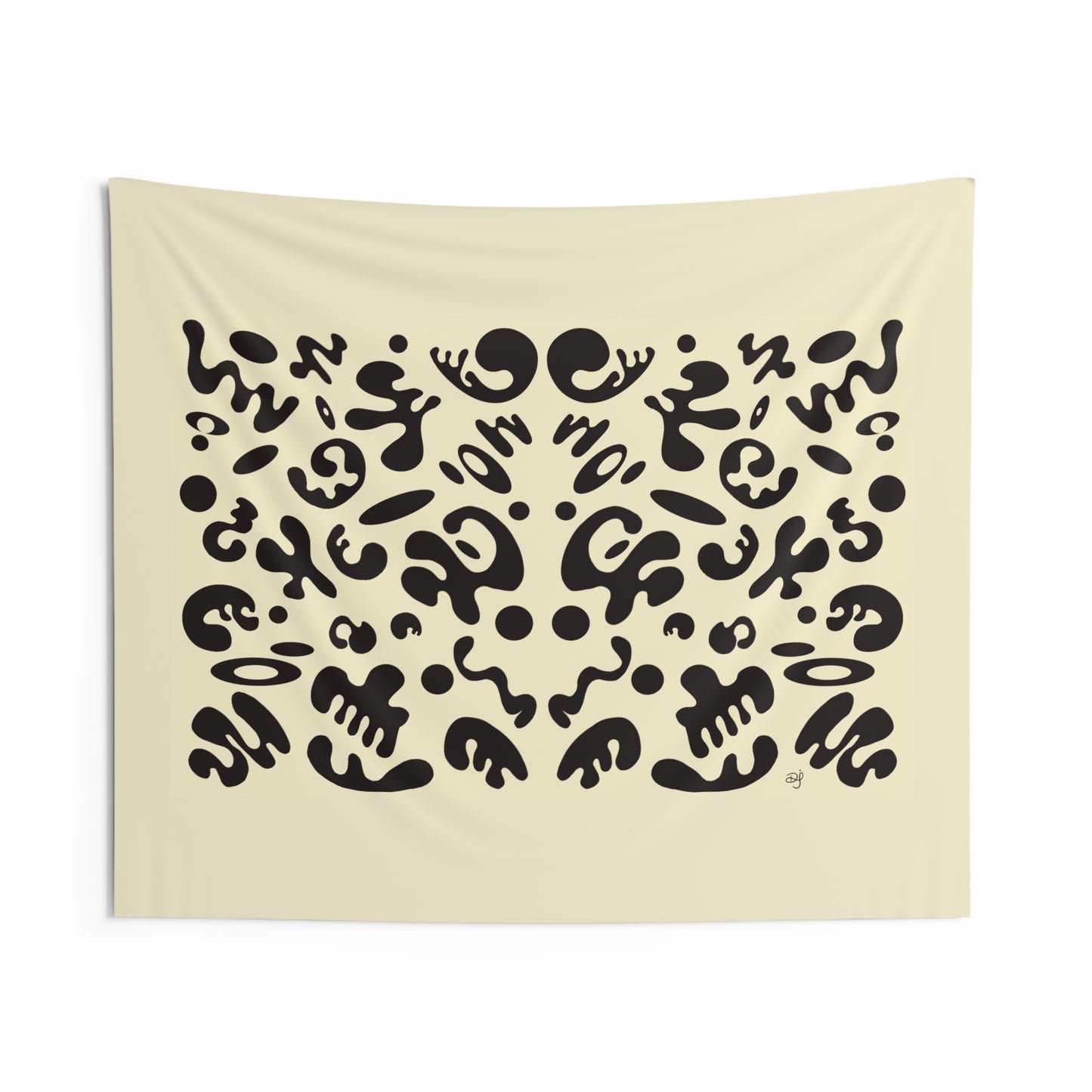 Mirror Work Indoor Wall Tapestry - Blank Page