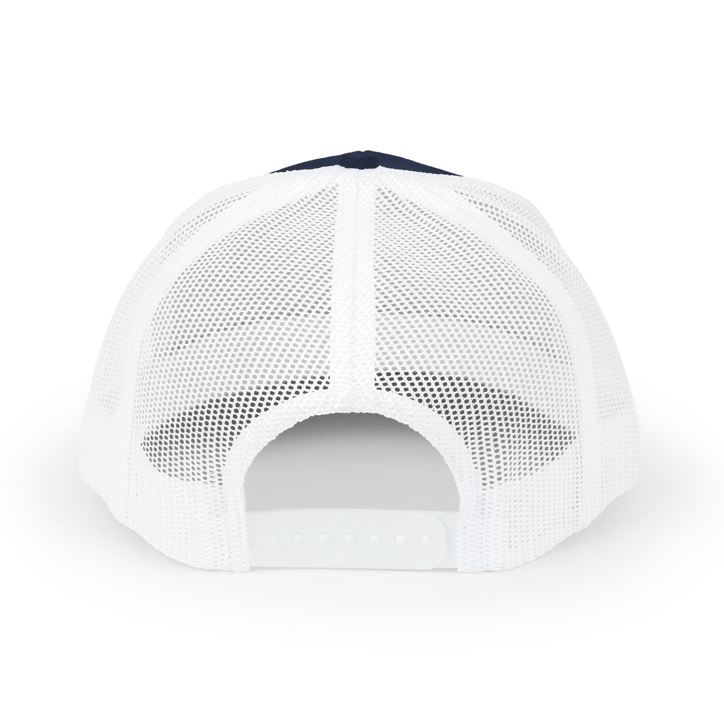 Adorn'd Logo Embroidered Retro Trucker Hat - Starlight White