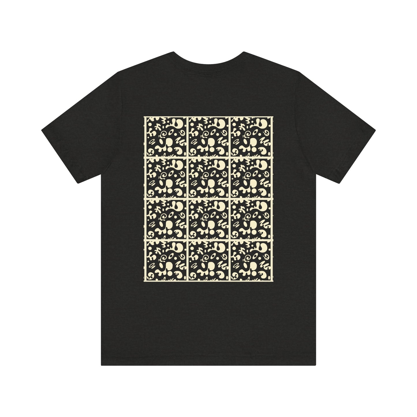Adorn'd Unisex Jersey Short Sleeve Tee - Blank Page White Print