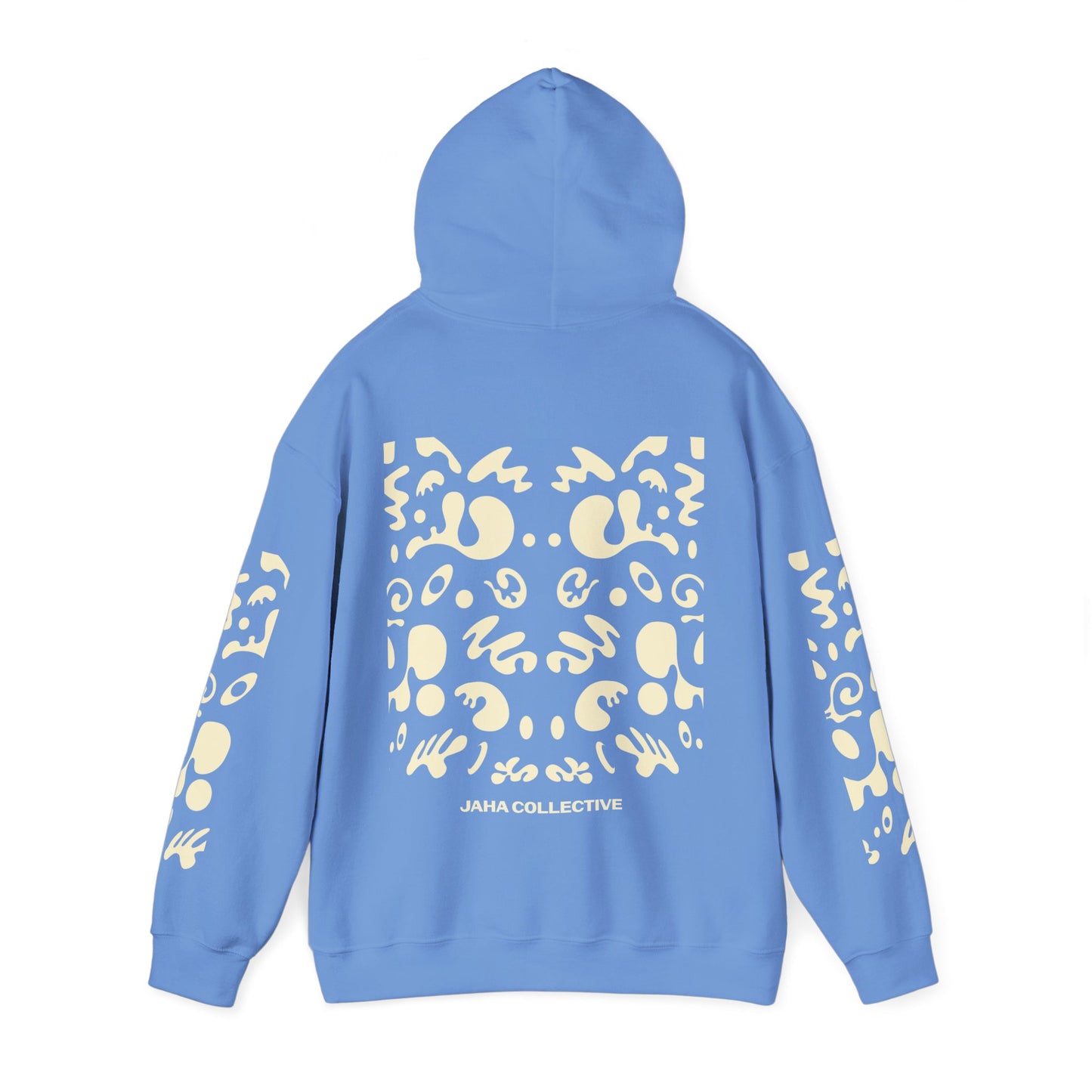 Mirror Work Unisex Heavy Blend™ Hooded Sweatshirt - Blank Page White Print