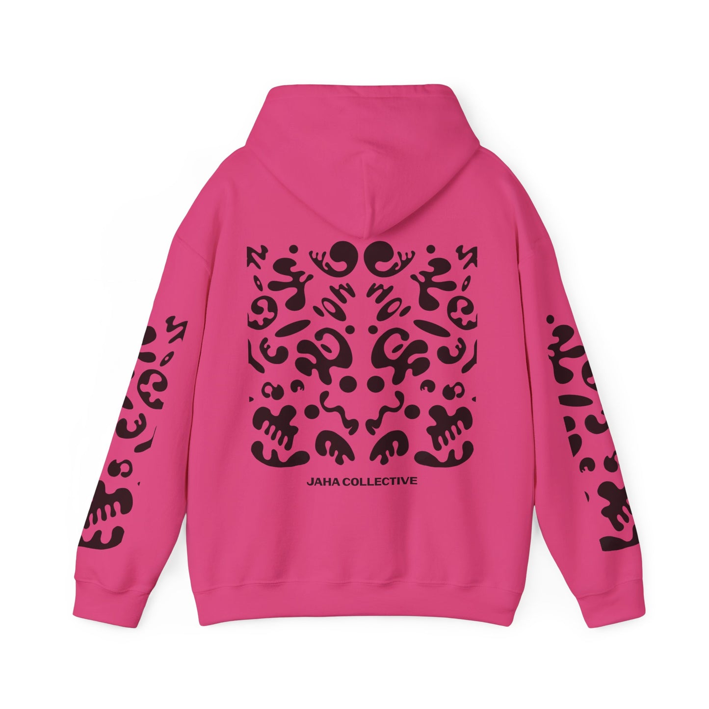 Mirror Work Unisex Heavy Blend™ Hooded Sweatshirt - Smoke Signal Black Print