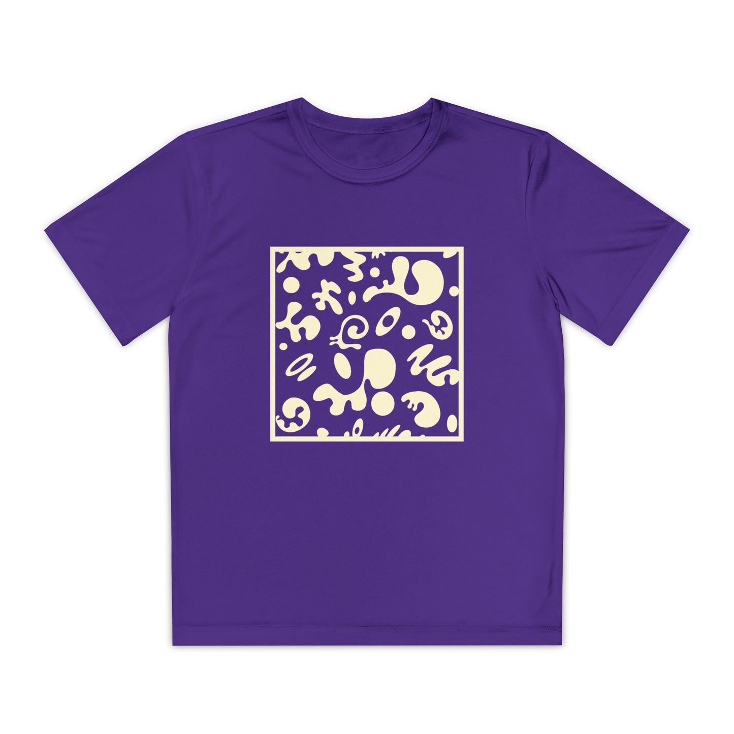 Adorn'd Youth Competitor Graphic Tee - Blank Page White
