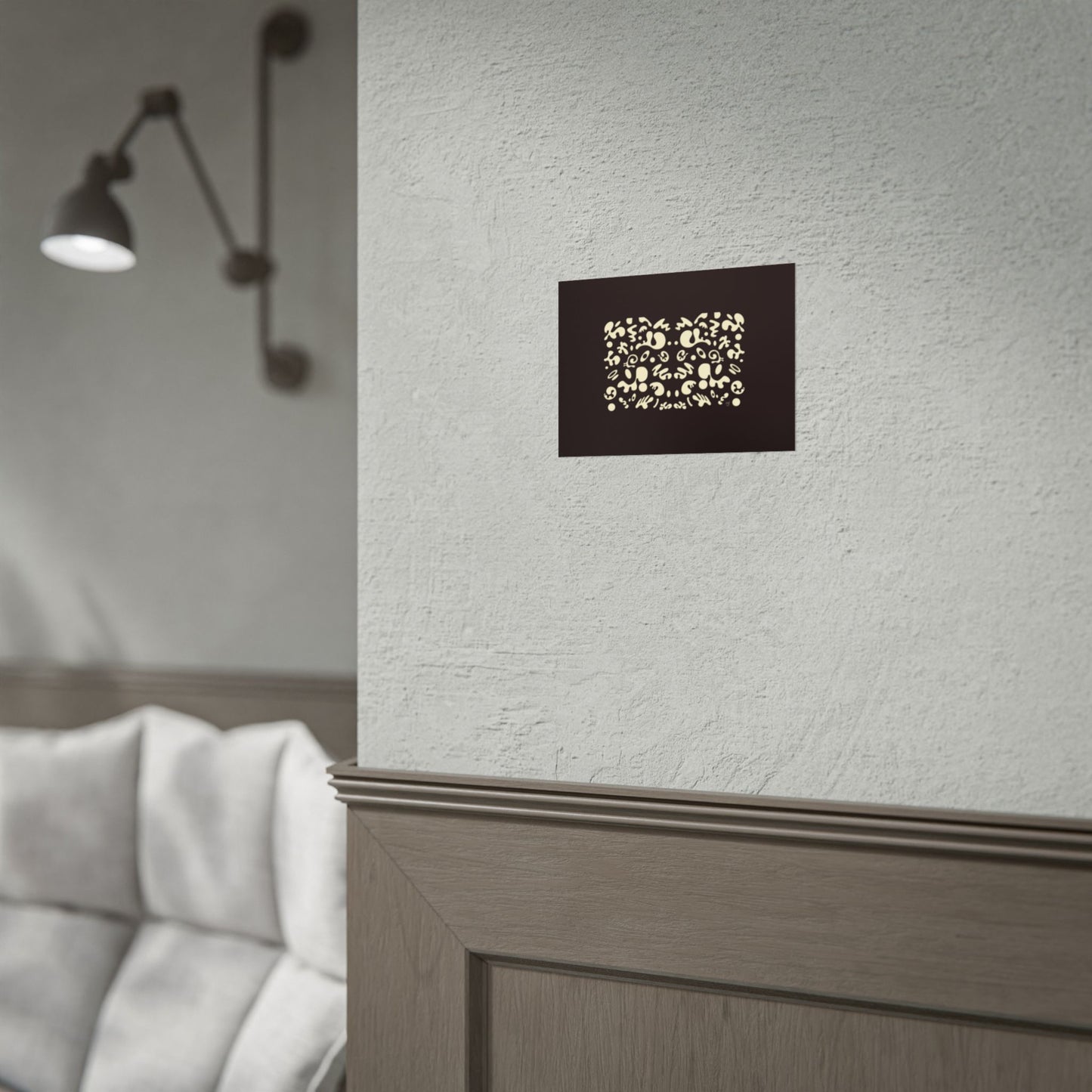 Mirror Work Rolled Poster (Landscape) - Smoke Signal