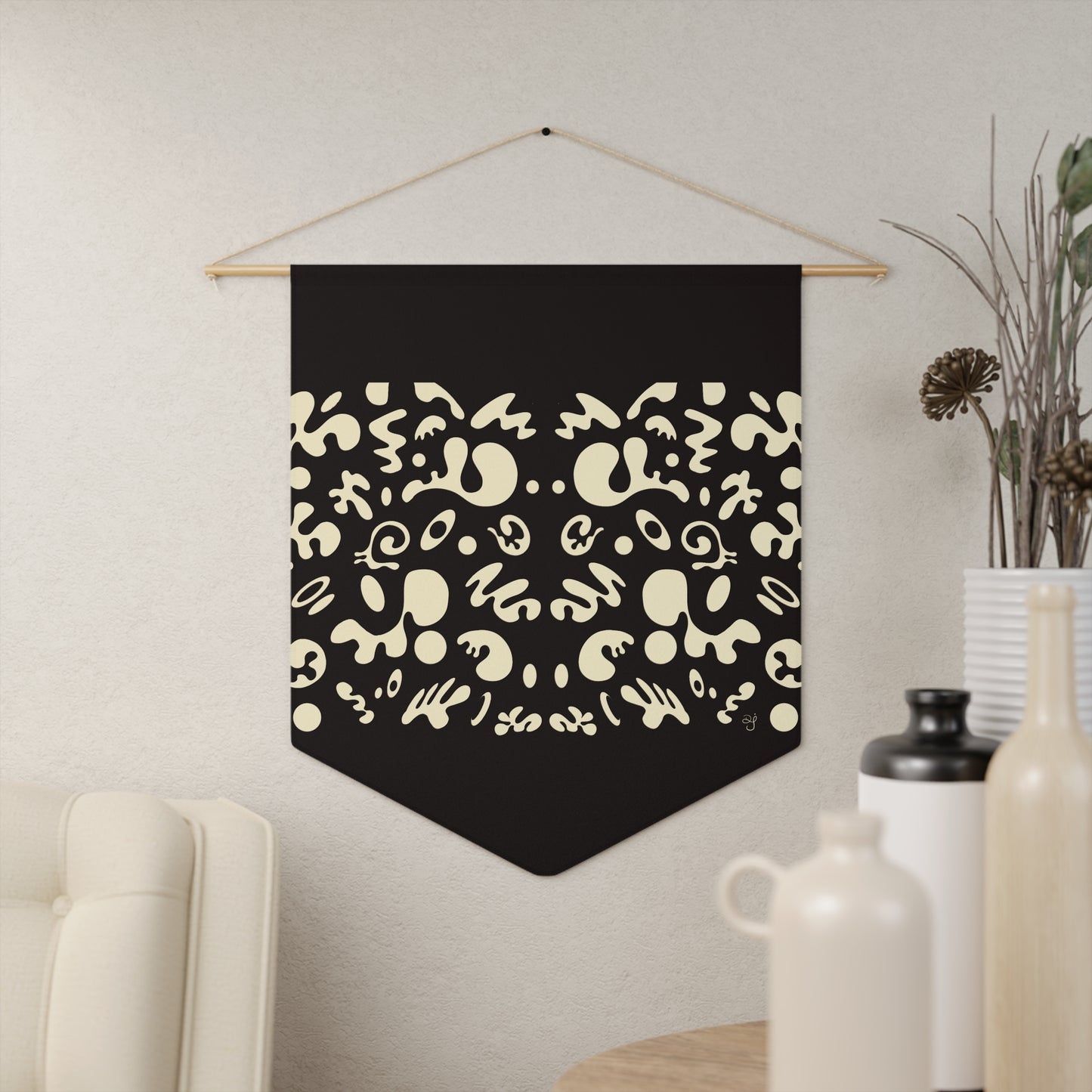 Mirror Work Pennant - Smoke Signal