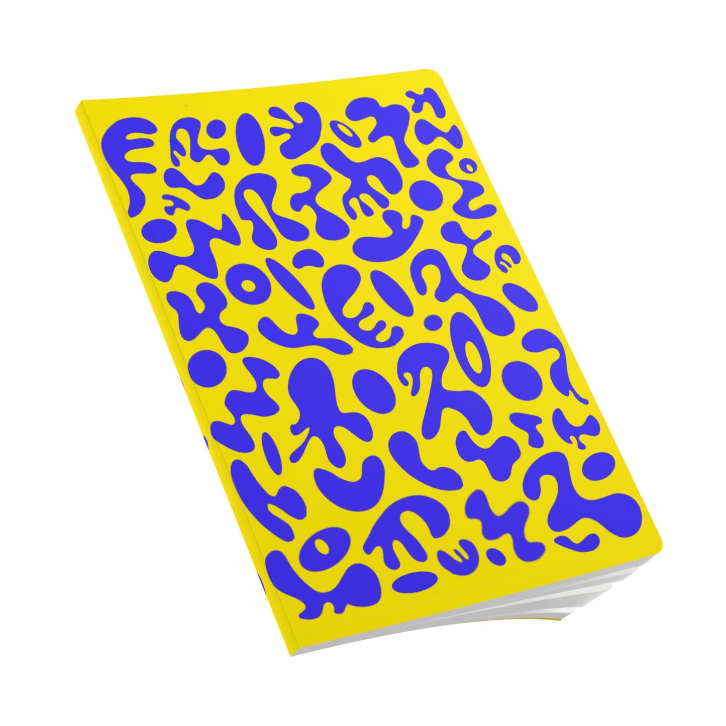 Pure Imagination Softcover Journal w Inside Prints + Tear-Off Pages (Ruled Line) - Sunspell Yellow