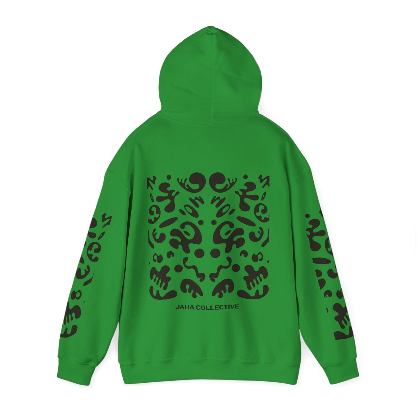 Mirror Work Unisex Heavy Blend™ Hooded Sweatshirt - Smoke Signal Black Print