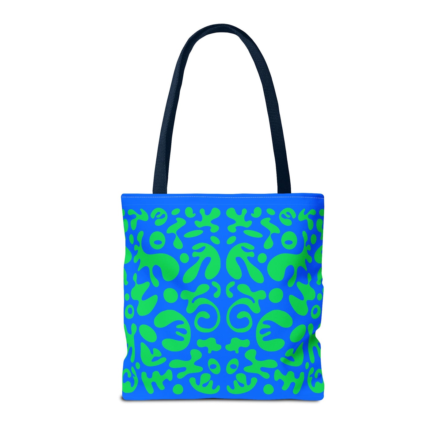 Mirror Work Colorful Tote Bag - Tide Pool