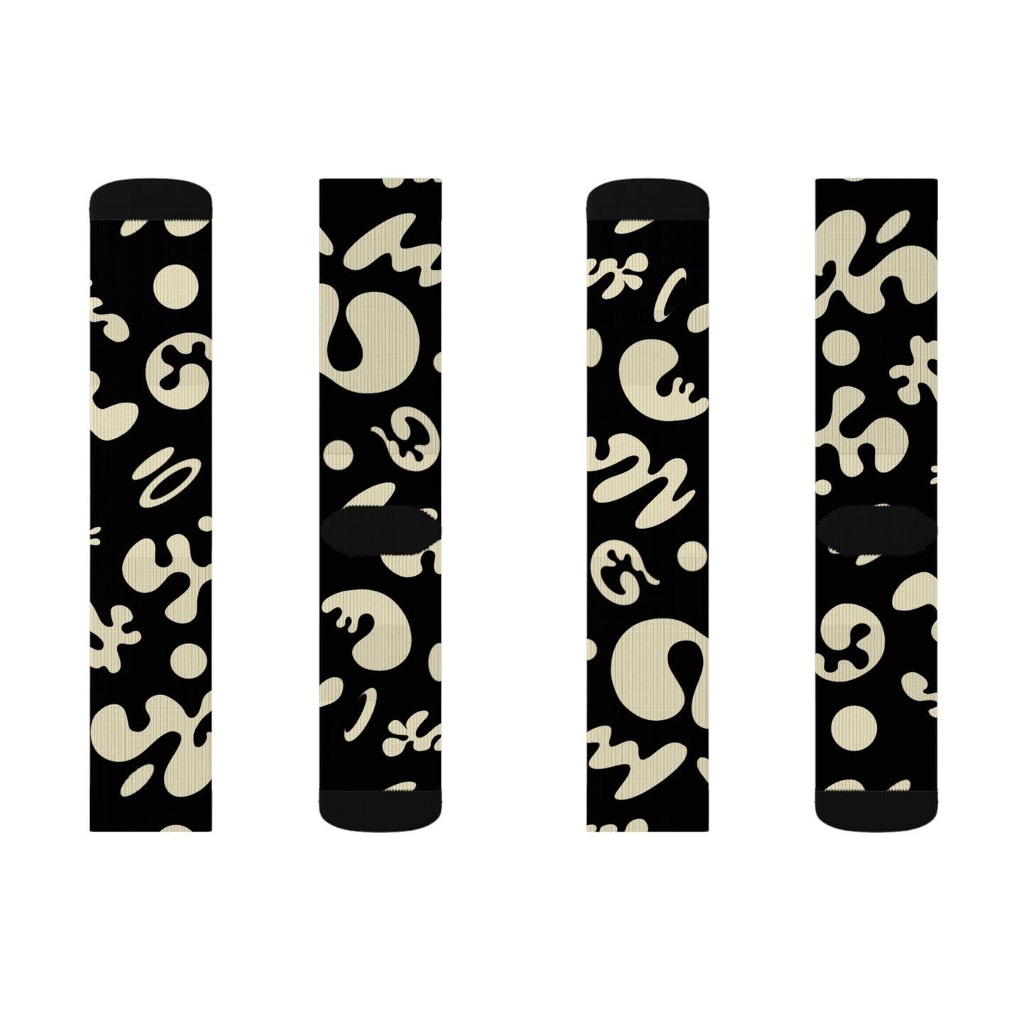 Pure Imagination Print Socks - Smoke Signal Black