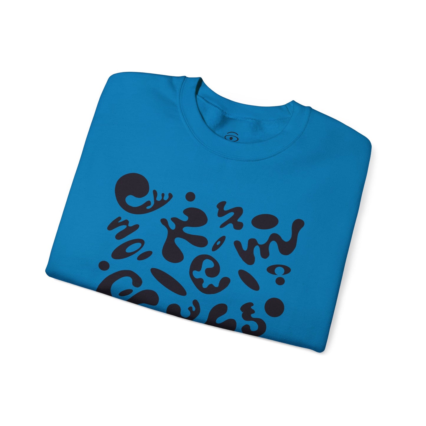 Pure Imagination Unisex Heavy Blend™ Crewneck Sweatshirt- Smoke Signal Black Print