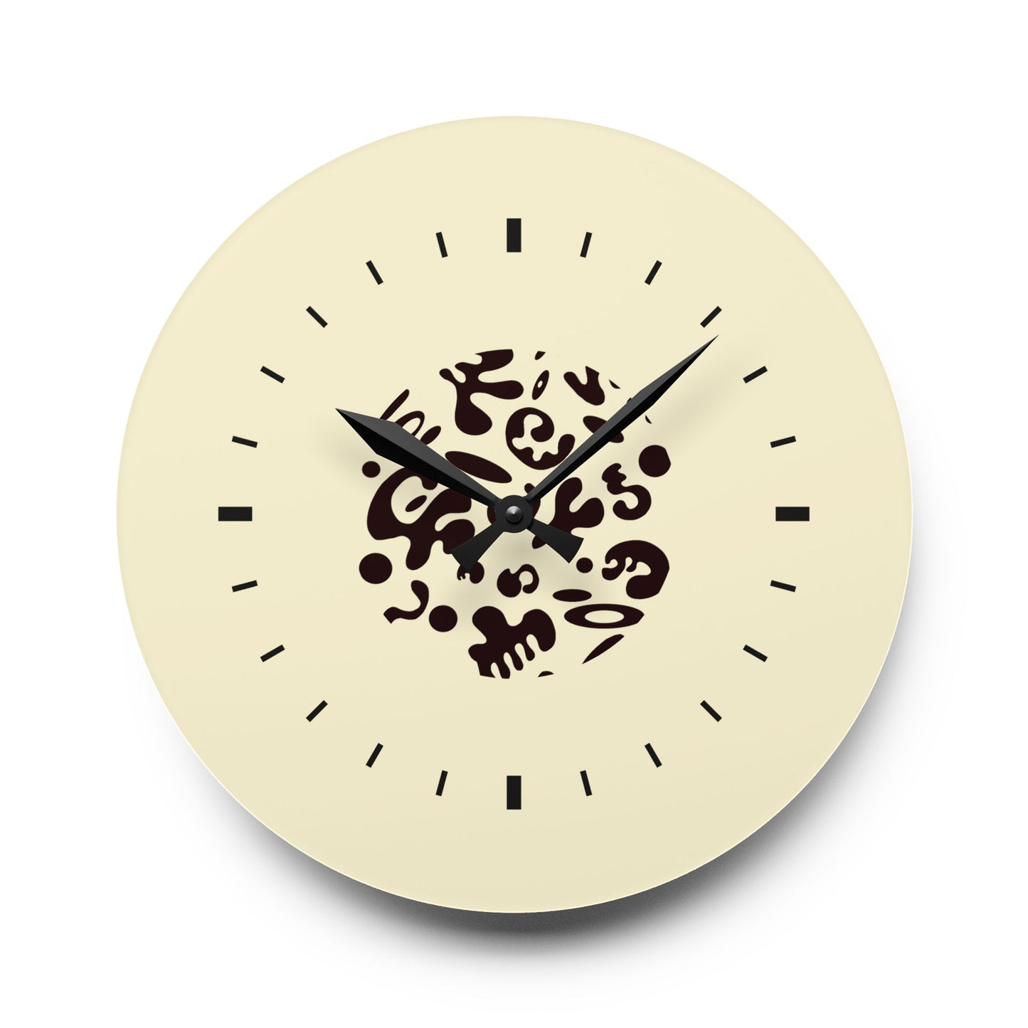 Adorn'd Minimalist Acrylic Wall Clock