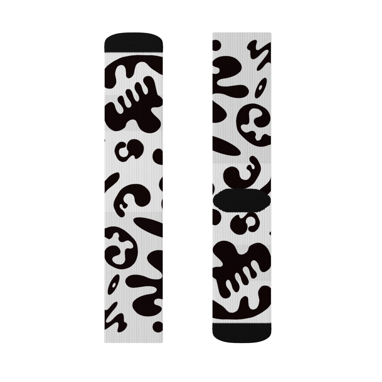 Pure Imagination Print Socks - Smoke Signal Black Print