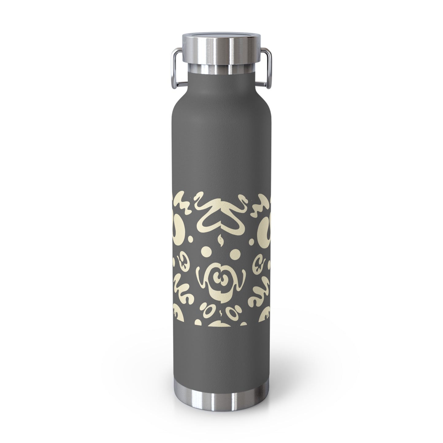 Mirror Work Copper Vacuum Insulated Water Bottle (22oz) - Blank Page White