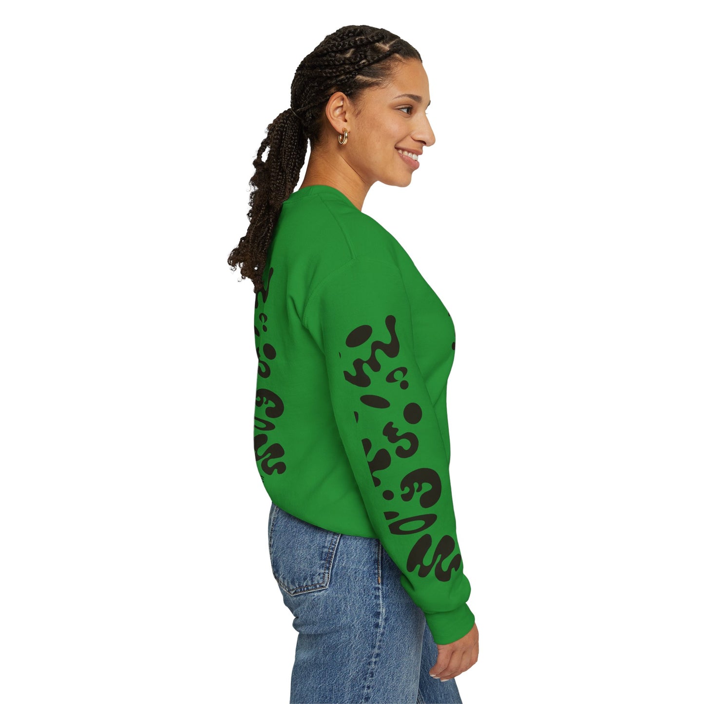 Pure Imagination Unisex Heavy Blend™ Crewneck Sweatshirt- Smoke Signal Black Print