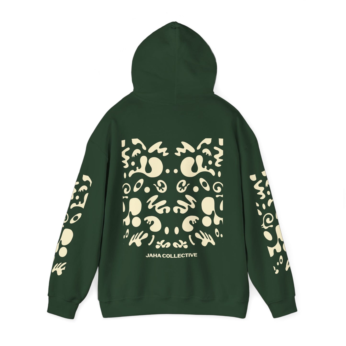 Mirror Work Unisex Heavy Blend™ Hooded Sweatshirt - Blank Page White Print